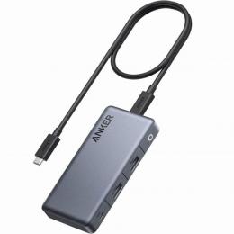 ANKER  A83720A1 Anker 343 USB-C Hub (7-in-1、Dual 4K HDMI) (ブラック)