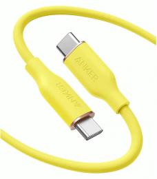 ANKER  A8553071 Anker PowerLine III Flow USB-C to USB-C 6ft Cable B2C - UN Yellow Iteration 1