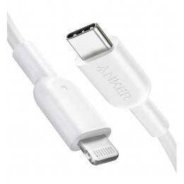 ANKER  A8632022 Anker PowerLine II USB-C & ライトニングケーブル 0.9m ホワイト