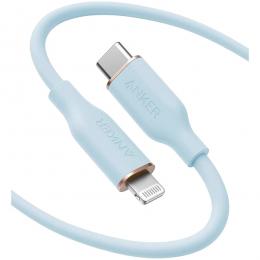 ANKER  A8663031 Anker PowerLine III Flow USB-C with Lightning Connector 6ft B2C - UN Blue Iteration 1