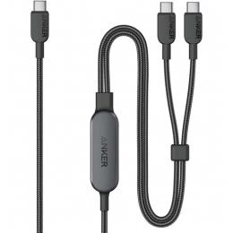 ANKER  A8895011 Anker USB-C ＆ USB-C ケーブル (2-in-1 140W) ブラック