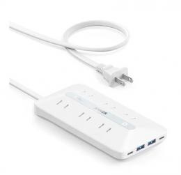 ANKER  A91F2521 Anker 10-in-1 USB Power Strip B2C - JP White Iteration 1