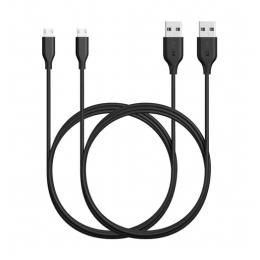 ANKER  B8133013 Anker PowerLine Micro USB ケーブル 1.8m 2本セット ブラック