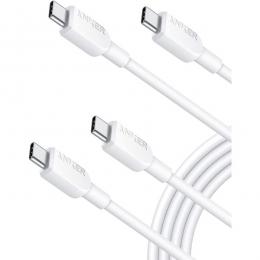 ANKER  B81E2021 Anker 310 USB-C to USB-C Cable (6ft) - 2pack (ホワイト)