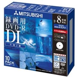 Verbatim VHR21HDSP10 DVD-R 8.5GB ビデオ録画用 DL規格準拠8倍速記録対応10枚スリムケース入IJプリンタ対応