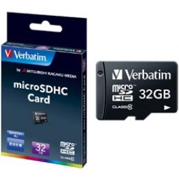 Verbatim MHCN32GJVZ1 microSDHCカード 32GB Class10 （SDアダプター無し）