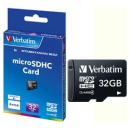 Verbatim MHCN32GYVZ1 microSDHCカード 32GB Class4 （SDアダプター無し）