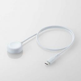 ELECOM MPA-AWCCQ05WH Apple Watch磁気充電ケーブル/高速充電対応/スタンダードタイプ/USB Type-C/0.5m/ホワイト