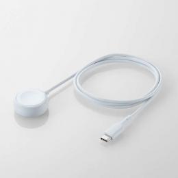 ELECOM MPA-AWCCQ10WH Apple Watch磁気充電ケーブル/高速充電対応/スタンダードタイプ/USB Type-C/1.0m/ホワイト