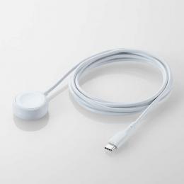 ELECOM MPA-AWCCQ20WH Apple Watch磁気充電ケーブル/高速充電対応/スタンダードタイプ/USB Type-C/2.0m/ホワイト