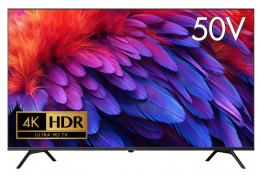 グリーンハウス GH-TV50E-BK 50V型 4K液晶テレビHDR対応 ベゼルレス ブラック