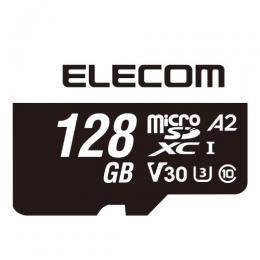 ELECOM MF-MS128GU13A2R MicroSDXCカード/データ復旧サービス付/ビデオスピードクラス対応/UHS-I U3 V30/128GB