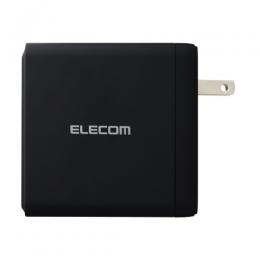 ELECOM MPA-ACCP96140BK AC充電器/USB充電器/USB PD対応/140W/USB-C×2/USB-A×1/スイングプラグ/ブラック