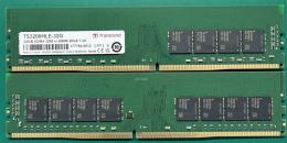 Transcend TS3200HLE-32G PC4-25600 (DDR4-3200) 対応 288ピン CL22 1.2V DDR4 U-DIMM 32GB