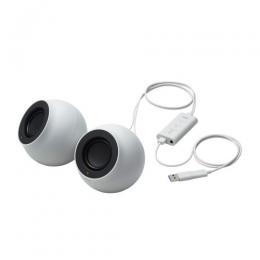 ELECOM SP-P10CUBWH PC用2.0chスピーカー/Stina/4.4W/USB接続/Bluetooth対応/φ3.5/ホワイト