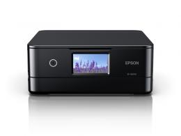 EPSON EP-887AB A4カラーインクジェット複合機/Colorio/6色/無線LAN・Wi-Fi/4.3型ワイドタッチパネル/ブラック