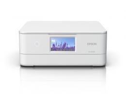 EPSON EP-887AW A4カラーインクジェット複合機/Colorio/6色/無線LAN・Wi-Fi/4.3型ワイドタッチパネル/ホワイト