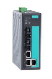 MOXA EDS-405A-SS-SC-T マネージドスイッチ、3xRJ45 2xシングルSC、Tモデル