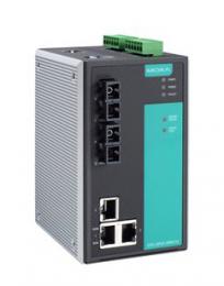 MOXA EDS-505A-SS-SC マネージドスイッチ、3xRJ45 2xシングルSC