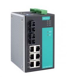 MOXA EDS-508A-MM-SC-T マネージドスイッチ、6xRJ45 2xマルチSC、Tモデル