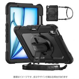 エムディーエス MDS-TSCIPA11BLTBK2 iPad Air(M2) 11インチ対応 耐衝撃ケース（画面保護付き） ブラック