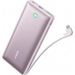 ANKER  A1387NV1 Anker Nano Power Bank (20000mAh 30W Built-In USB-C ケーブル) (パープル)