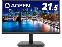 AOpen 22CV1QH3bi 液晶ディスプレイ CV1シリーズ (21.5型/1920×1080/HDMI、ミニD-Sub/ブラック/スピーカーなし/VA/ゼロフレーム/HDMIケーブル付/3年センドバック保証）