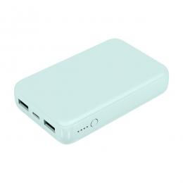 オウルテック OWL-LPB10012-IB モバイルバッテリー/LPB10012シリーズ/10000mAh/iPhone、iPad、スマートフォン、Bluetoothイヤホン、電子タバコ、各種対応/小型/軽量/アイスミントブルー