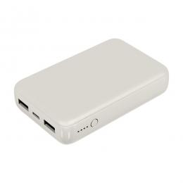 オウルテック OWL-LPB10012-MGY モバイルバッテリー/LPB10012シリーズ/10000mAh/iPhone、iPad、スマートフォン、Bluetoothイヤホン、電子タバコ、各種対応/小型/軽量/ミストグレー