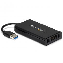 StarTech.com USB32DP4K USB 3.0接続4K対応DisplayPort外付けグラフィックアダプタ DisplayLink認定 Ultra HD対応 1x USB 3.0 タイプA（オス） - 1x ディスプレイポート（メス）