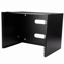 StarTech.com WALLMOUNT8 スチール製ラックマウントブラケット(19インチ/8U/奥行き12インチ) ネットワーク/ラックマウント機器対応 耐荷重20kg