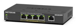 NETGEAR GS305PP-300JPS GS305PP PoE+対応ギガビット5ポート アンマネージスイッチ