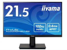 iiyama XU2292HSU-B6 液晶ディスプレイ 21.5型/1920×1080/HDMI、DisplayPort/ブラック/スピーカー：あり/IPS方式パネル