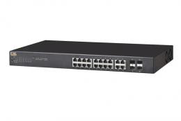 FXC NS2020VPEL-ES Lite Smart PoEスマートスイッチ 20ポートタイプ（10/100/1000MPoE×16、1GSFP×4）MAX.185W