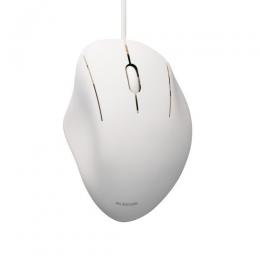 ELECOM M-SH11UBSKWH マウス/SHELLPHA/有線/3ボタン/Sサイズ/抗菌仕様/静音設計/ホワイト