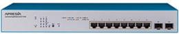 APRESIA APLGS110GTPOE2 ApresiaLightGS110GT-PoE2 【5年間先出しセンドバック付】PoE+対応レイヤー2 WebスマートスイッチングHUB (8port)