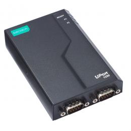 MOXA UPort 1250-G2-T 2ポート RS-232/422/485 USB 3.2- シリアルコンバーター、-40～75℃