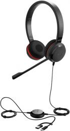 Jabra 4999-829-469 Jabra USBヘッドセット USB-C/A 両耳 UC認定「Jabra Evolve 20 SE UC Stereo USB C/A」