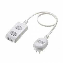 サンワサプライ TAP-B9-05K プラス1個口便利タップ（2P・3個口＋1個口・0.5m）