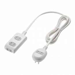 サンワサプライ TAP-B9-2K プラス1個口便利タップ（2P・3個口＋1個口・2m）