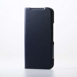 ELECOM PM-P251PLFUNV Google Pixel 9a/レザーケース/手帳型/UltraSlim/薄型/磁石付き/ネイビー