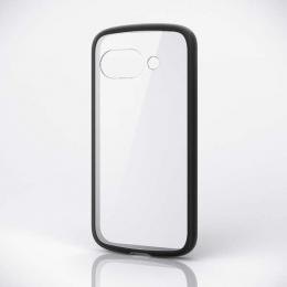 ELECOM PM-P251TSLFCBK Google Pixel 9a/ハイブリッドケース/TOUGH SLIM LITE/フレームカラー/背面クリア/ブラック