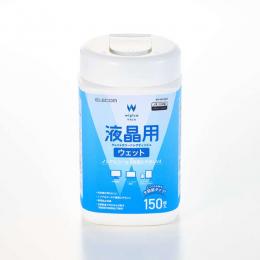 ELECOM WC-DP150B ウェットティッシュ/液晶用/ボトル/150枚