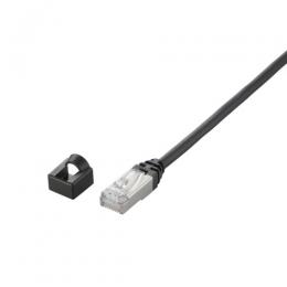 ELECOM LD-26334B-010 産業用LANケーブル/微可動用/耐油/編組シールド/AWG28×4P/黒/1.0m