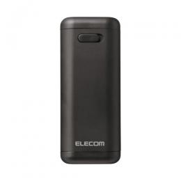 ELECOM DE-KD06BK モバイルバッテリー/乾電池式/USB-C 1ポート/USB-A 1ポート/A-Cケーブル付属/単3電池4本付属/ブラック