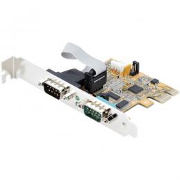 StarTech.com 21050-PC-SERIAL-CARD RS232Cシリアルアダプターカード/PCIExpress/2ポート/16C1050UART/標準&ロープロファイルブラケット/COM番号保持機能/Windows&Linux