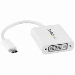 StarTech.com CDP2DVIW USBType-C-DVI変換アダプタ(ホワイト)USB-Cポート搭載MacBook/ChromebookPixelに対応
