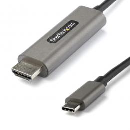 StarTech.com CDP2HDMM5MH USB-C-HDMI変換ケーブル/5m/4K60Hz/HDR10/UHD対応USBType-CtoHDMI2.0b変換アダプター/Typec-HDMI交換ケーブル/DP1.4オルタネートモード/HBR3