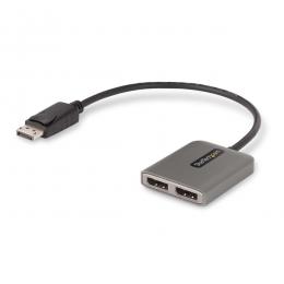 StarTech.com MST14DP122DP MSTハブ/DisplayPort1.4接続/デュアルモニター/4K60HzDisplayPort/32cmケーブル/HDR