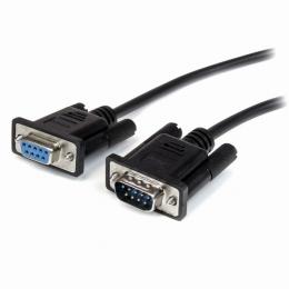 StarTech.com MXT10050CMBK RS-232Cストレートケーブル0.5mブラックD-Sub9ピン(オス)-D-Sub9ピン(メス)